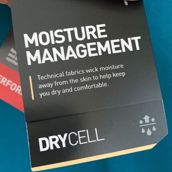 Puma Size Small Drycell short sleeve polo. Color: ocean depths - Picture 8 of 10